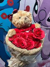 Load image into Gallery viewer, RED TEDDY BOUQUET
